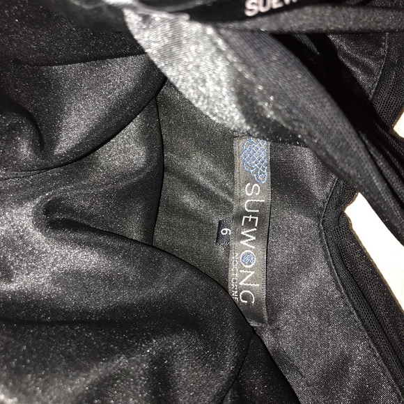 Black dress with gold accents - Picture 4 of 4